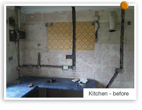 kitchen before
